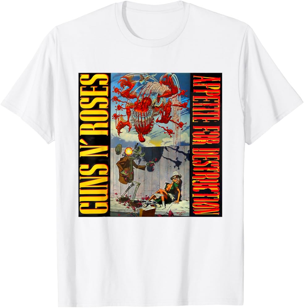 Amazon.com: Official Guns N' Roses Appetite for Destruction T